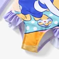 thumbnail image 2 of Disney Toddler Girls Swimsuit Daisy Duck Rash Guard Graphic Bathing Suits Purple Kids 3T, 2 of 6