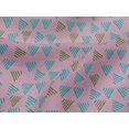 thumbnail image 4 of oneOone Viscose Jersey Fabric Triangle Block Print Fabric By Yard 60 Inch Wide, 4 of 5
