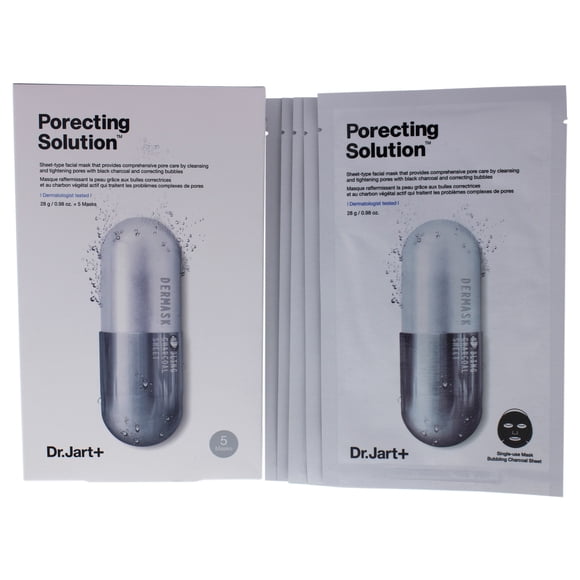 Porecting Masque en Feuille de Solution pour par Dr. Jart+ pour Unisexe - Masque 5 Pcs