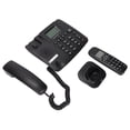 thumbnail image 3 of Téléphone Fixe, Système de Téléphone de Bureau Extensible Système de Téléphone de Bureau Téléphones Sans Fil avec Répondeur Performance Haut de Gamme, 3 of 14