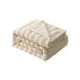 thumbnail image 2 of Tyidzon Throw Blanket Solid Colour Flannel Rabbits Hair Blanket Nap Cover Blanket Heavy Sofa Blanket Velvet Blanket, 2 of 8