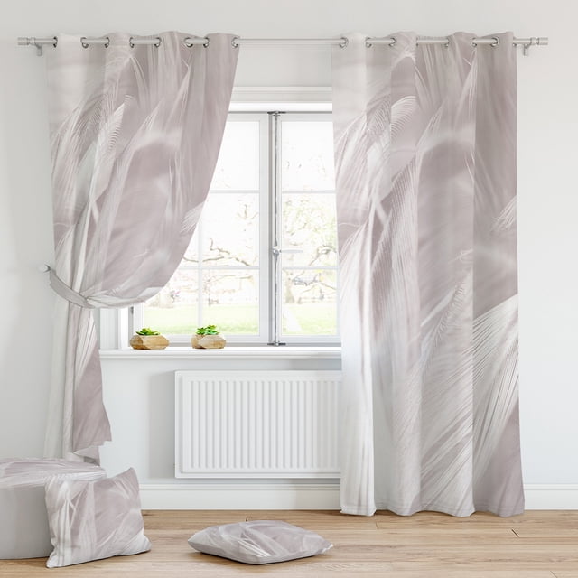 MAWCLOS Rideaux Protection UV Rideaux Écoénergétiques 2 Pcs Rideau de Fenêtre d'Intimité Isolé Thermiquement 2 Pcs Épais Panneaux Unis Marbre Occultant Marble-5 L:41 Pouces x H:91 Pouces *2 Panneaux