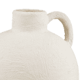 thumbnail image 2 of Bouclair White Ceramic Table Vase with Handle, 2 of 3