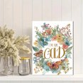 thumbnail image 2 of Gold Floral Butterfly Quote Canvas Wall Art 15.75x11.81 Inches, 2 of 8