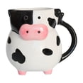 thumbnail image 1 of Classic Kitchen Accessories, Cow Shaped Coffee Maker Cute Porcelain Mug with Handle 3D Large Animal Ceramic Coffee Cup, 1 of 9