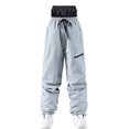 thumbnail image 1 of Tidyack,Insulated Ski Pants, Windproof Snowboard Pants, Waterproof Breathable, Men's Large Size, Dual-Layer Design, For Skiing Snowboarding, High-Performance Outdoors Gear, Durable Nylon Lining,, 1 of 9