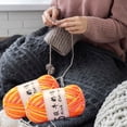 thumbnail image 4 of Yarn Bee Chunky Yarn,Gradient Chunky Chenille Yarn for Crocheting,Fluffy Yarn for Hand Knitting Bulky,Velvet Blanket Yarn Plush Yarn for Weaving Diy Crafts,Hand Knitting Yarn Chunky Blanket Kit, 4 of 9