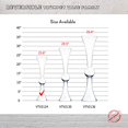 thumbnail image 3 of WGVI Trumpt Glass VASES, 24"x6"x6", Clear, 3 of 5