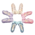 thumbnail image 4 of 2025 Sandals New Slides Size 1 Pattern Cute Bow Decoration Sandals Size 11 Soft Sole Comfortable Hook Slides Size 4 Loop Princess Shoes, 4 of 8