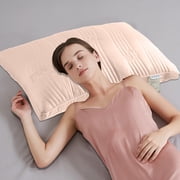 Danhjin Low Pillows Silk Pillow Low Pillow Pillow Soft Sleep Aid Cervical Vertebrae Special Pillow Adult Home Hotel Pillows