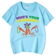 thumbnail image 5 of T-shirts à Col en V Filles T-Shirt à Manches Longues pour Enfants T-Shirt Décontracté Imprimé à Col Rond à Manches Courtes pour Filles T-Shirt Chemise Décontractée, 5 of 5