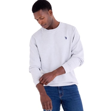 U.S. Polo Assn. Men's Twill Jacquard Crewneck
