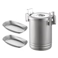 thumbnail image 2 of Elodie Casserole de Camping Batterie de Cuisine Ustensiles de Cuisine Portable Robuste Marmite à Soupe en Acier Inoxydable Type A, 2 of 8