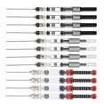 thumbnail image 3 of DLY Remplisseur d'Encre pour Stylo-Plume, Acier Inoxydable et Plastique, Argent, Noir, Rouge, 12 Unités, 3 of 5