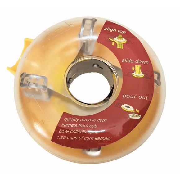Corn Kernel Remover Tool for Easy Cob Stripping and Collection - Kitchen Durable Stainless Steel Cutter and Thresher for Efficient Food Prep