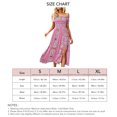thumbnail image 5 of ANGGREK One Piece Off Shoulder Dress, Off Shoulder Slit Long Dress Floral Printed For Daily Life, 5 of 5