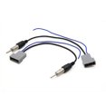 thumbnail image 1 of Unique Bargains 2 Pcs Black Blue FM Radio Stereo Connector Antenna Adapter Cable for Nissan, 1 of 3