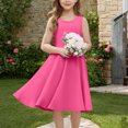 thumbnail image 2 of Yuyuzo Robes Midi d'Été pour Filles Amples Décontractées Sans Manches Mignonnes Ligne A Fluides Robe d'Été avec Poches, 2 of 7