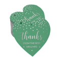 thumbnail image 1 of Inkdotpot Pack Of 50 Thanks From The New Wedding Favor Paper Tags Craft Real Silver Foil Hang Tags, 1 of 6