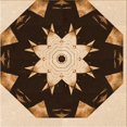 thumbnail image 1 of Ahgly Tapis d'Intérieur Lavable en Machine Carré Rouge Nuit, 4 Pieds Carré, 1 of 7