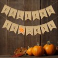 thumbnail image 3 of Linen Banner FALLING IN LOVE Letters Hanging Flag Bunting Banners for Thanksgiving Day Party Decorations, 3 of 6