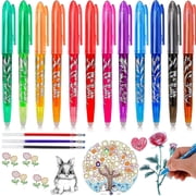 Vaidha Erasable Ballpoint Pen Color Erasable Neutrals Pen Black Erasable Pen Painting Pen 20ml