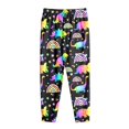 thumbnail image 5 of 80S Costumes for Men Wide Legged Cotton Pants Joggers Pants Casual Pants Lavender Pants Men Running Pants with Drawstring Stocking Gift Boy 90S Outfit for Men, 5 of 5