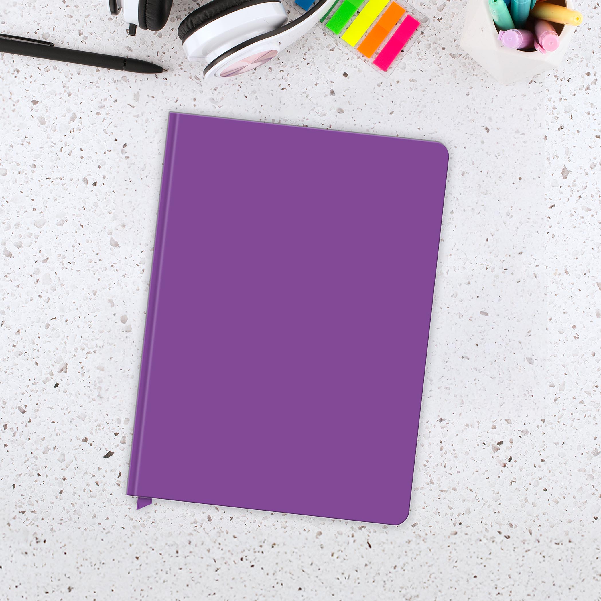 Hilroy Hardbound Journal, 6" x 8", 192 Pages, Assorted Colours