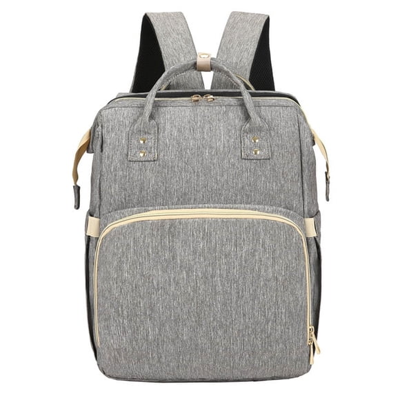 Multifonction maman bébé couche noir sac à langer sac à dos bébé sac à langer sac à dos portable lit de bébé sommeil élégant sac à couches