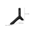 thumbnail image 2 of Minkissy 1Set Space Saving Black TV Stand Legs Replacement Universal Plastic Base for Various Televisions, 2 of 8