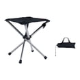 thumbnail image 1 of Btomtd Tabouret Pliant Télescopique Portable Robuste pour Camping Extérieur Pêche Randonnée Voyage en Acier Inoxydable Siège de Camp Portable Solide Durable, 1 of 7