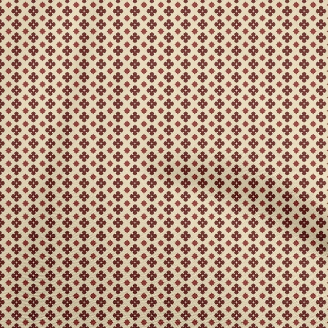 oneOone Velvet Red Fabric Asian Block Print Dress Material Fabric Print Fabric By The Yard 58 Inch Wide