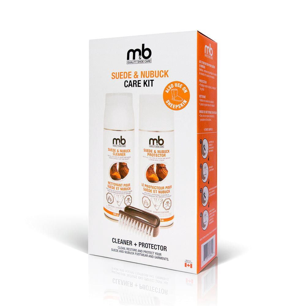 Moneysworth & Best Suede + Nubuck Care Kit, 3PCS - Protector 160g/5.6oz, 1 pk