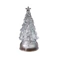 thumbnail image 3 of Lksixu Crystal Christmas Tree, Christmas Decorations 5.1" Pre-lit Tabletop Christmas Tree Figurine with LED Lights, Battery Operated Glowing Xmas Tree Night Lamp Table Centerpiece for Holiday Party, 3 of 8