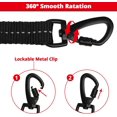 thumbnail image 3 of Long Dog Leash 20 FT: Heavy Duty Rope Leashes for Dogs Training with Swivel Lockable Hook Reflective Threads Bungee and Padded Handle - Dog Lead for Large Small Medium Dogs Outside Walking Hiking Red, 3 of 6