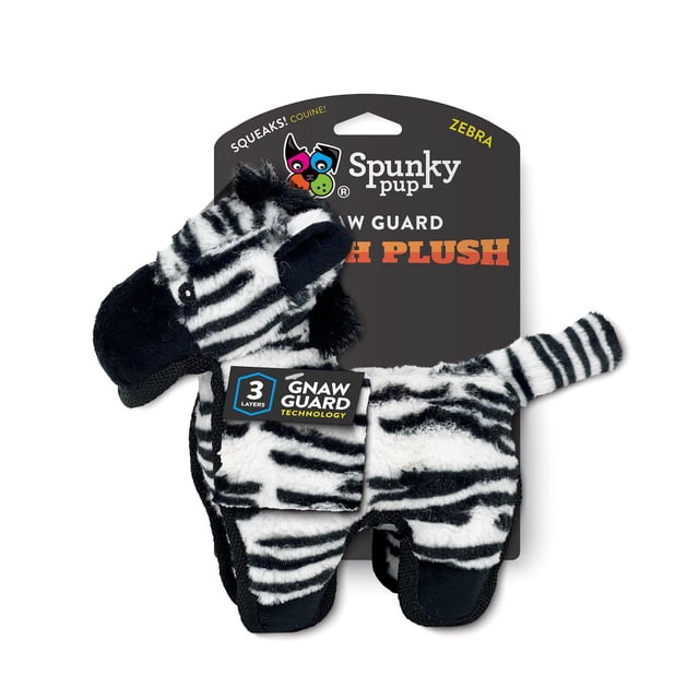 Spunky Pup Tough Plush Hippopotame