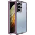 thumbnail image 1 of LifeProof NEXT SERIES Case for Galaxy S21 Ultra 5G ONLY - DOES NOT FIT non-Plus or Plus sizes - NAPA CLEAR/GRAPEADE, 1 of 7