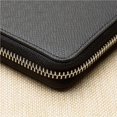 thumbnail image 4 of maskred Pattern Men Wallet Leather Long Wallet Purse with Zipper Closure Black, 4 of 6