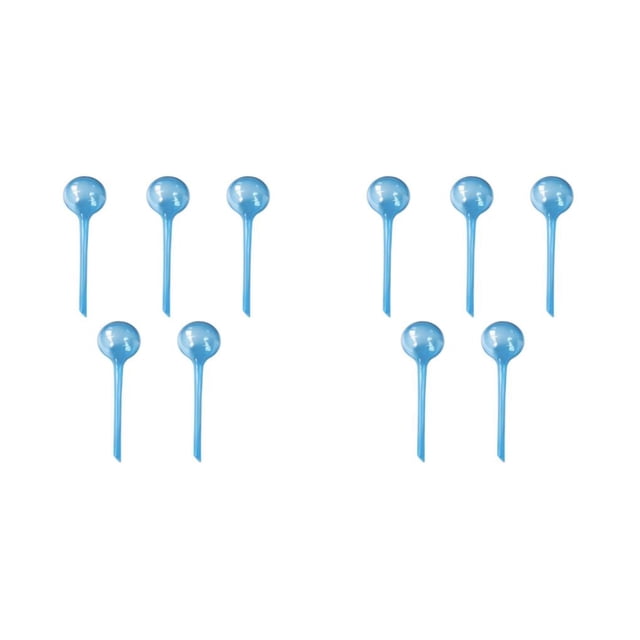 VONKY 5pcs/set Automatic Irrigation Device Plant Helper For Busy Individuals Plant Self Watering Globes PVC Easy To S sky blue round 2Set