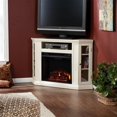 thumbnail image 3 of SEI Furniture Ponoma Convertible Media Electric Fireplace Ivory, 3 of 18