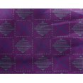 thumbnail image 4 of oneOone Georgette Viscose Fabric Leaves & Geometric Block Printed Fabric 1 Yard 42 Inch Wide, 4 of 4