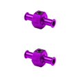 thumbnail image 2 of Maytalsory Nitrous Pressure Gauge Adapter Simple And Effective Solution With Seal High Durability Gauge T Purple 2Set, 2 of 6