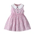 thumbnail image 2 of LOVZFMLL Jupe Princesse à Nœud pour Filles, Été, Manches Courtes, Volants, Dentelle, Col Rond, Broderie, en Maille, 2 of 9