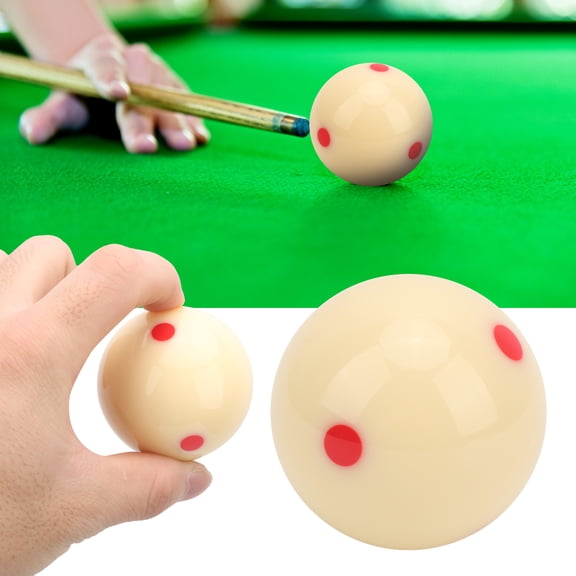 Sonew Snooker Pool Cue Ball,1pc Standard 52.5mm Resin Billiard Snooker Redpoint Practice Training Pool Cue Ball