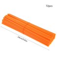 thumbnail image 3 of Ensemble de Décoration de Rayons de Roue Orange 72 Pcs Manchon de Décoration de Rayons de Roue Bicyclette Motocyclette Ensemble de Rayons Colorés, 3 of 6