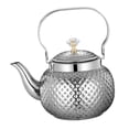 thumbnail image 2 of Lipstore Stainless Steel Teapot Teakettle Lifting Handle Thickened Portable with Filter Water Boiler for Cooking Kitchen Hotel Camping, 2 of 8