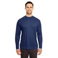 thumbnail image 1 of UltraClub Tee-Shirt Sport à Manches Longues Performance Interlock pour Hommes (8422)-Marine-TG, 1 of 1