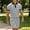 Grey, variant on XiYing Golf Shorts Men, Men's Contrast Half Zip Shirt Drawstring Shorts Set Summer Casual Two-Piece Outfit, Adjustable Elastic Waist Shorts, Chest Pocket, Coordinated Set for Weekend Wear, 1 Pack