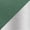 Green/Chrome, variant on Nicole Miller Konan Ottoman Velvet Upholstered Stainless Steel Frame Set of 2, Green/Chrome