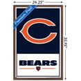 thumbnail image 2 of NFL Chicago Bears - Logo 21 Wall Poster, 22.375" x 34" Framed, 2 of 4